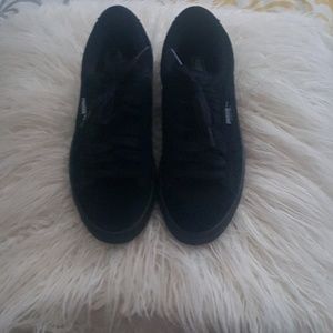 BLACK Suede Puma